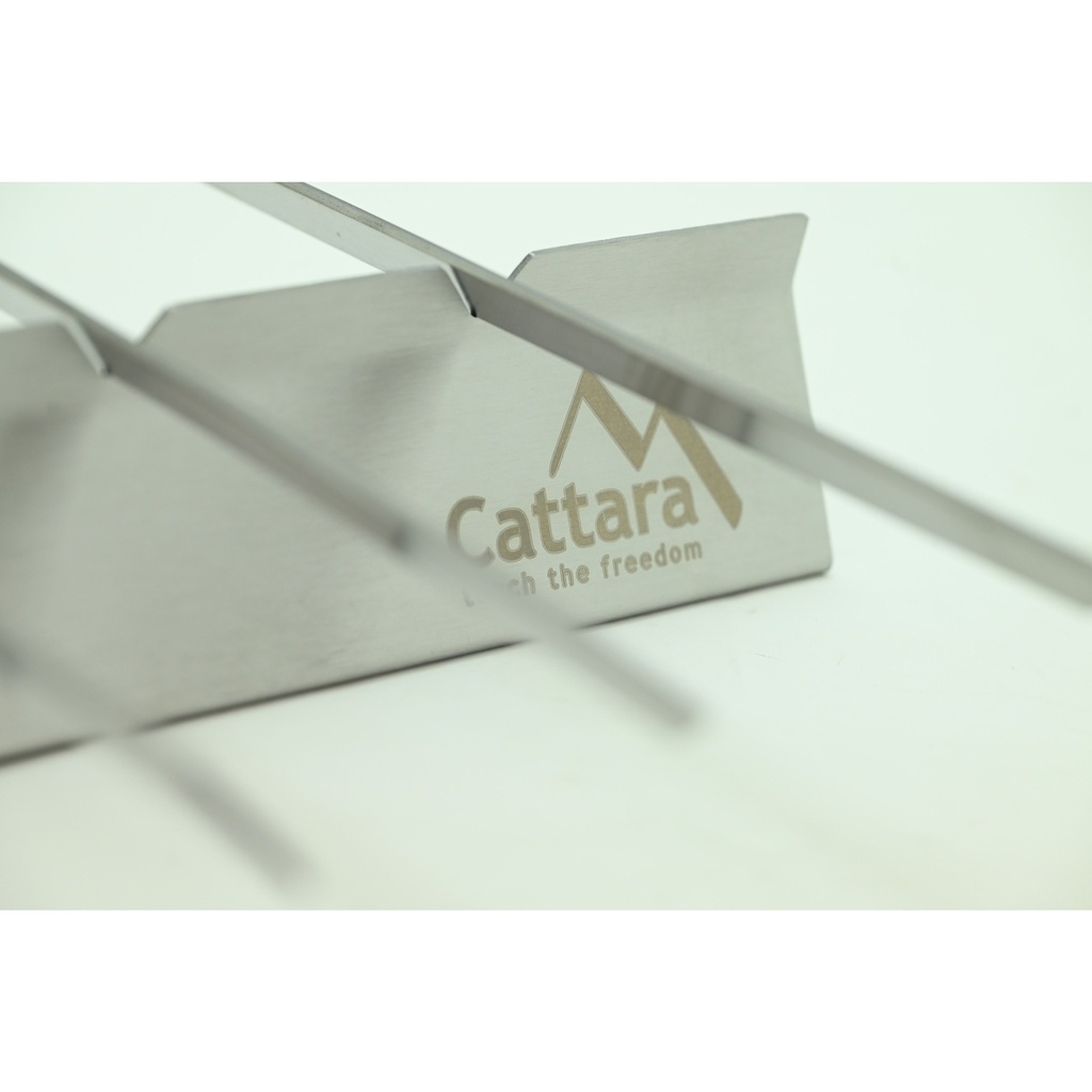 Špízové jehly Cattara s profilovanou rukojetí na podstavci