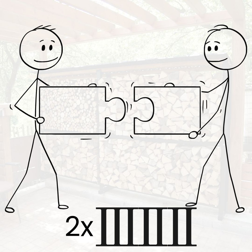 Montáž dvojité DS s 6 sloupci