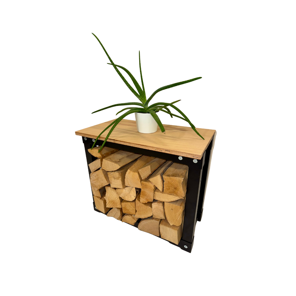 [INT_IVETA_str] Interiérový dřevník Iveta (Stříbrné)