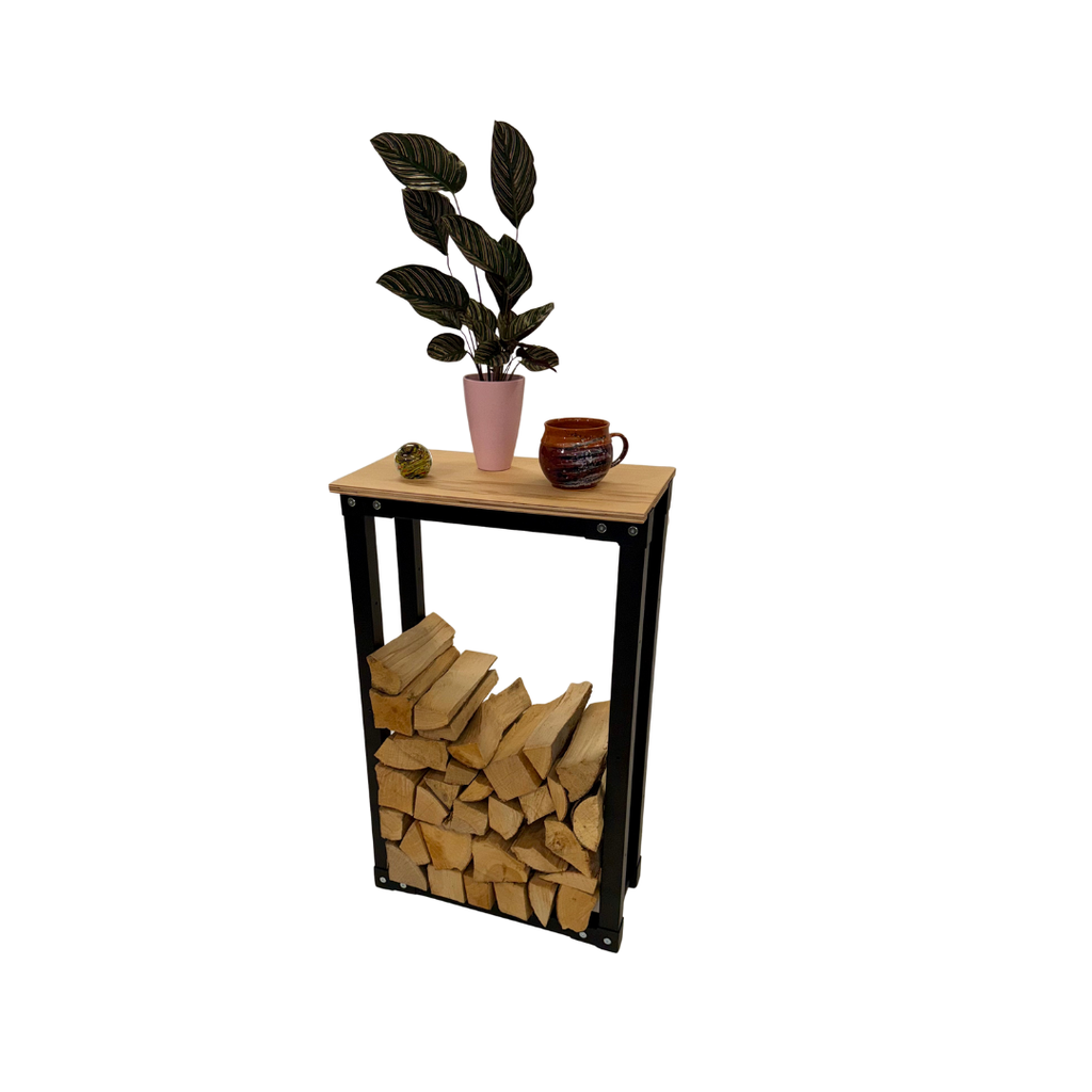 [INT_MATYLDA_str] Interiérový dřevník Matylda (Stříbrné)