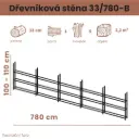 Dřevníková stěna 33/780