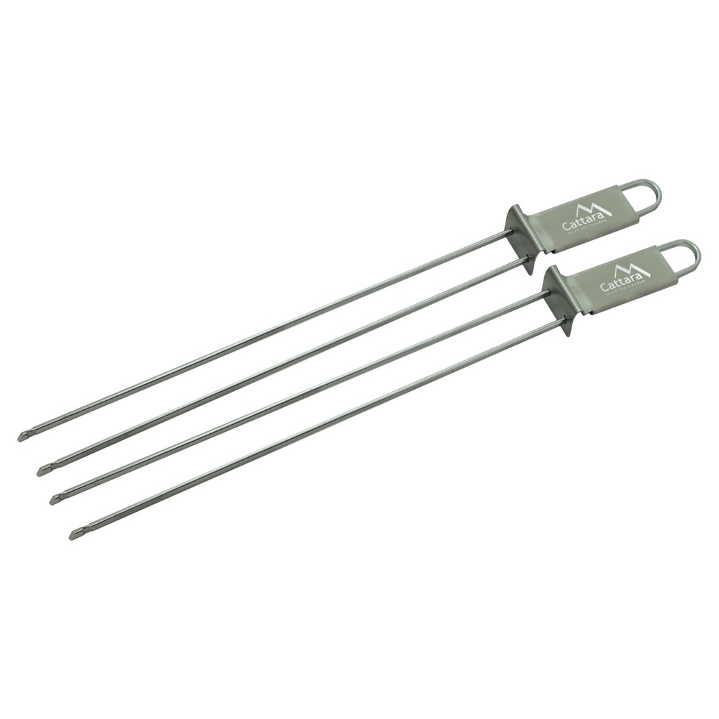 [14091] Grilovací špízy dvojité, 32 cm, sada 2ks
