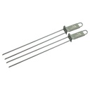 Grilovací špízy dvojité, 32 cm, sada 2ks