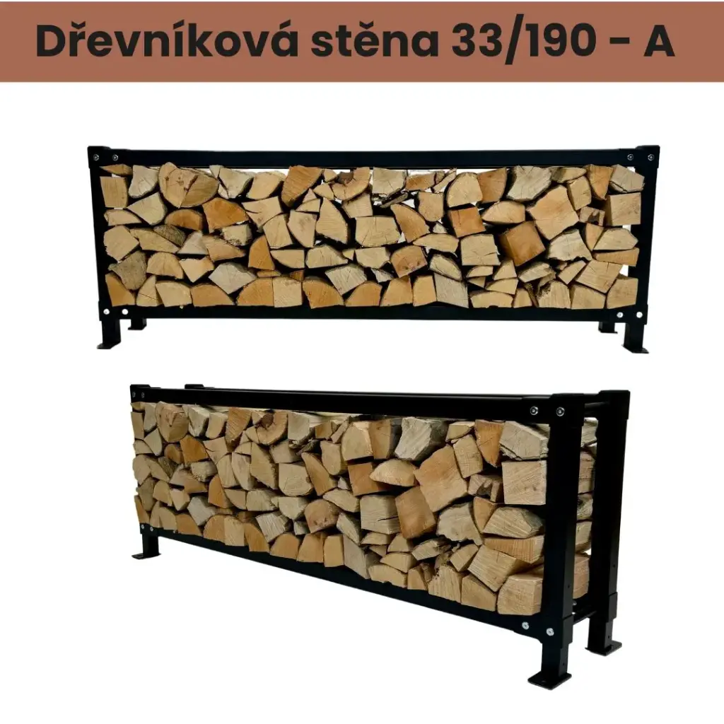 [33/190-A] Dřevníková stěna 33/190 cm (50 cm, 1 patro)