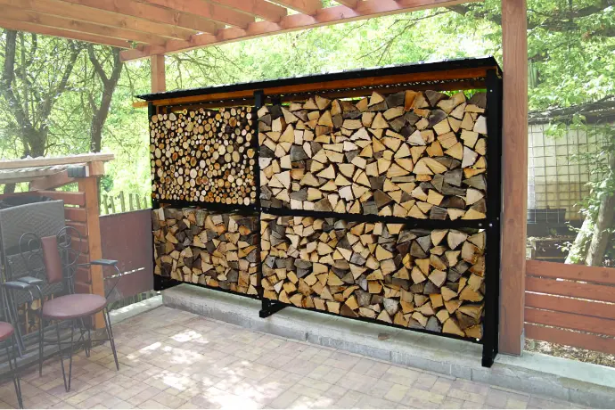 Dřevníková stěna 33/320 cm