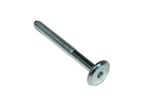 Nábytk. šr. M6x60 ZnB - plochá hl.17mm vnitř. 6hr. typ BB