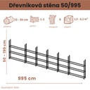 Dřevníková stěna 50/995 cm